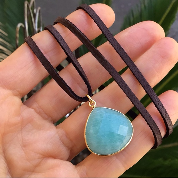 Amazonite Necklace Sundance Charm - Picture 5 of 14